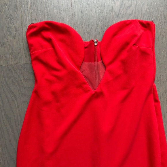 Nookie Red Strapless Maxi Dress - Picture 5 of 14